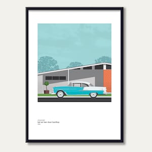 1955 Chevrolet Bel Air. Click ScooterModern below for HOME PAGE.