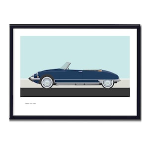 1955 Citroen DS Cabrio. Click ScooterModern below for HOME PAGE.