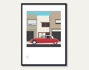 シトロエン AMI ヴィンテージ ポスター シトロエン展示会ポスター