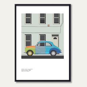 Morris Minor 1000 de 1959. Haga clic en ScooterModern a continuación para ir a la PÁGINA DE INICIO.