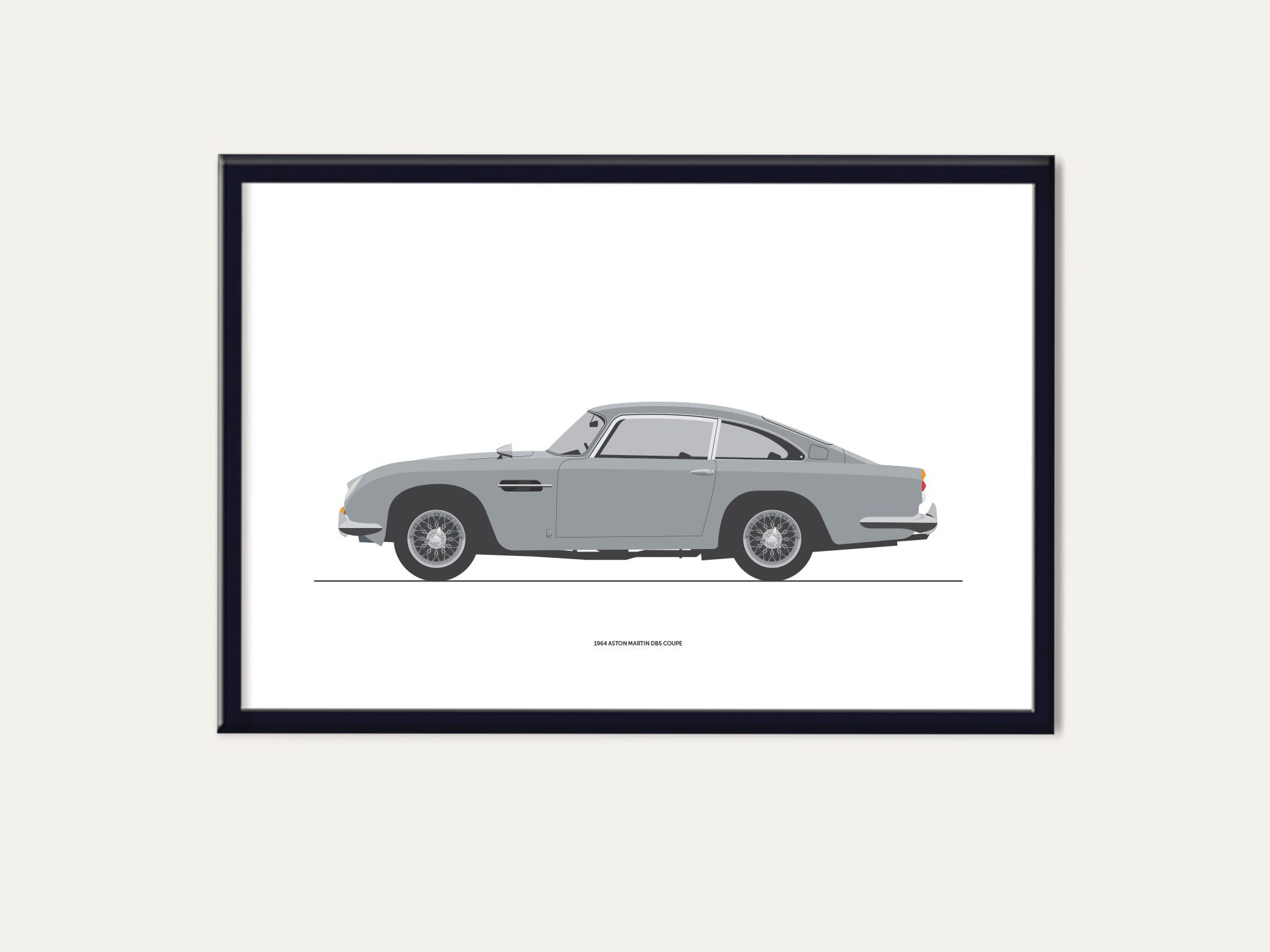 James Bond Cars inspiriertes Poster, mit 007 Aston Martin DB5, DBS V12,  DB10, Bond Auto Poster, Geschenkidee, Dekoration, Wandkunst - .de