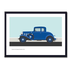 1932 Chevrolet BA coupe delux. Click ScooterModern below for HOME PAGE.