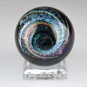 Galaxy Vortex Glass Handmade Marble