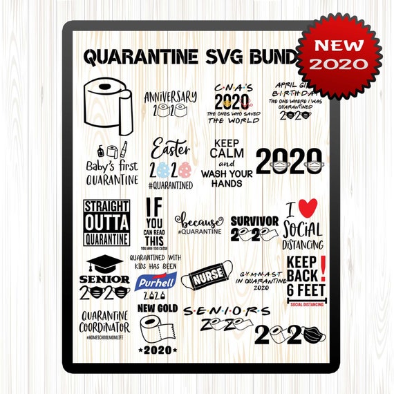 Download Quarantine Svg Bundle Etsy