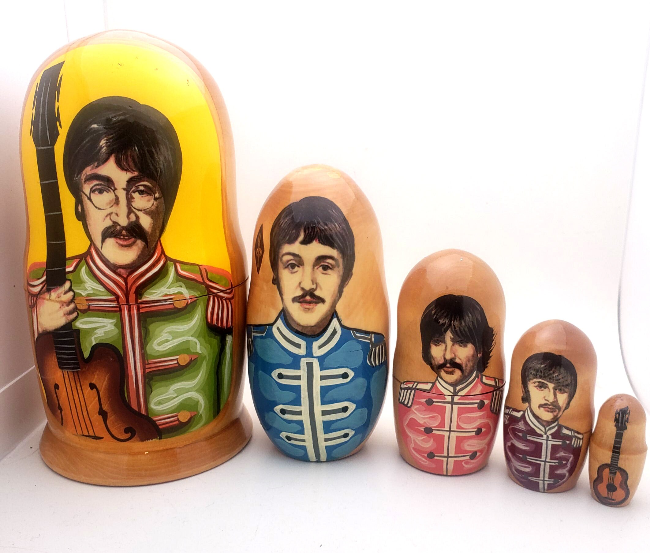 Beatles nesting dolls sales