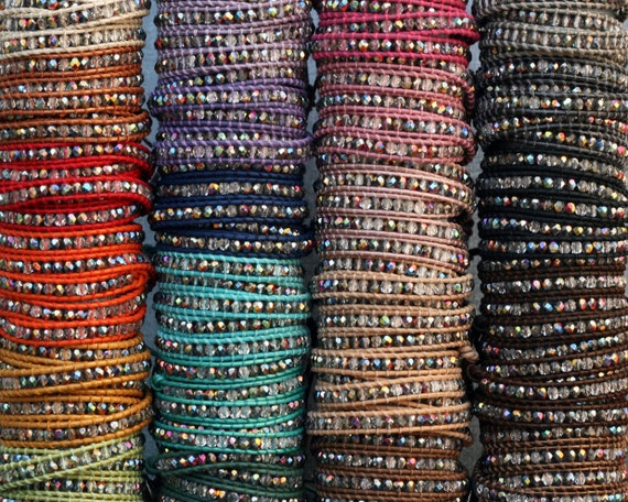 crystal wrap bracelets