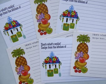 Country Kitchen Collection Vintage Current Recipe Cards x6 ~ Crafts ~ Scrapbooks ~ Junk Journals ~ Heirloom Recipe Album ~ Organize Kitchen