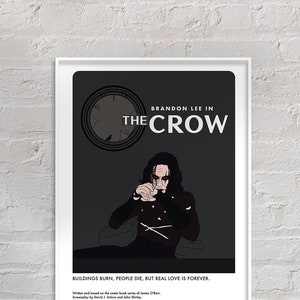 Brandon Lee ブランドン リー クロウ THE CROW ポスター Amazon.com: The Crow - Brandon Lee - Movie Poster - 1994