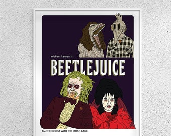 Beetlejuice 11" x 17" Poster