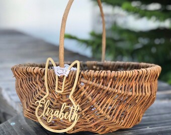 Easter Basket Tag | Personalized Easter Basket Egg | Tag Easter Basket Name Charm | Easter Basket Gift | Decoration