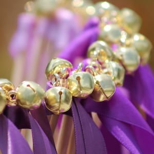 50 Wedding Ribbon Wands with bell Party Ribbon Streamers Party Decorations Wedding Ceremony Wedding Wand Sticks Wedding Wand Streamers