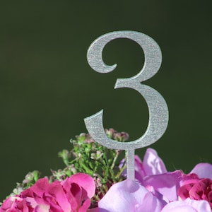 Silver Table Numbers | Rustic Table Numbers | Wooden Table Numbers | Wedding Table Numbers | Tall Gold Table Numbers | Silver Table Numbers