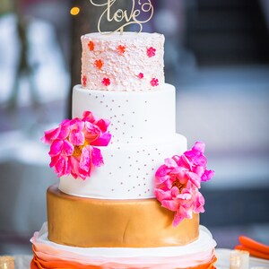 Rustic LOVE Wedding Cake Topper Wooden Cake Topper Engagement Cake Topper Cake Topper for Wedding Cake Top Wedding Cake Decorating image 5