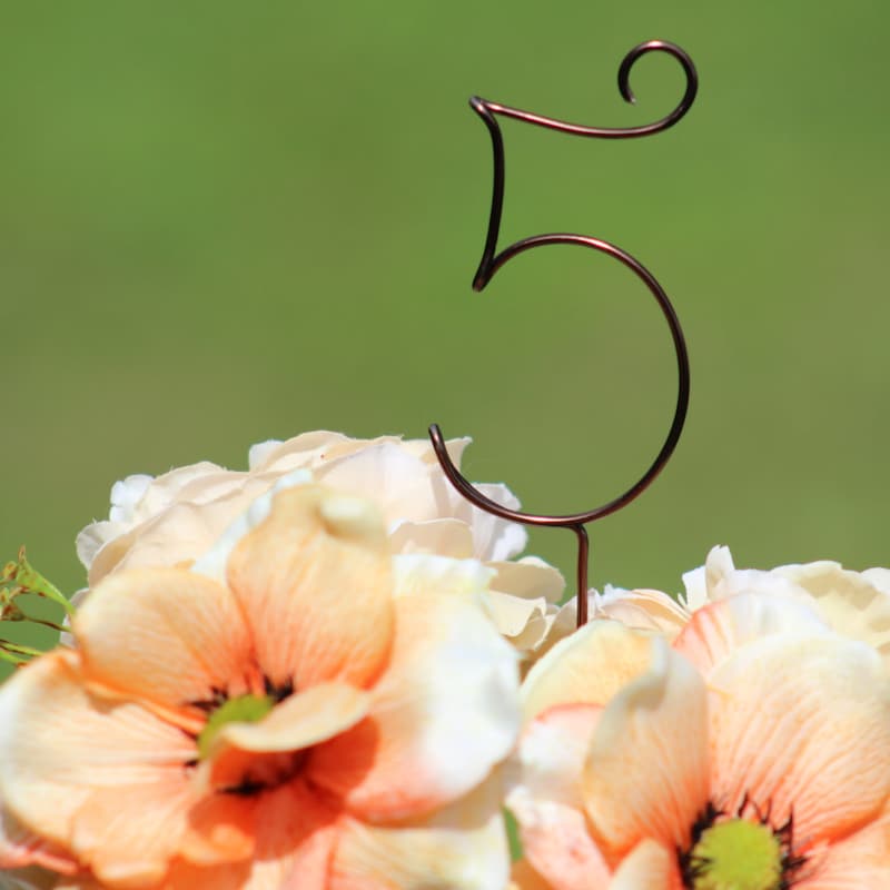 Wire Table Numbers - Etsy UK