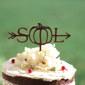 Monogram Burlap Flag Cake Topper Choose Your Colors Wedding Etsy