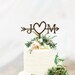 Rustic Wedding Arrow Cake Topper | Custom Cake Topper | Beach Wedding | Bridal Shower Cake Topper |  Rustic Country Chic Wedding Cake Topper 