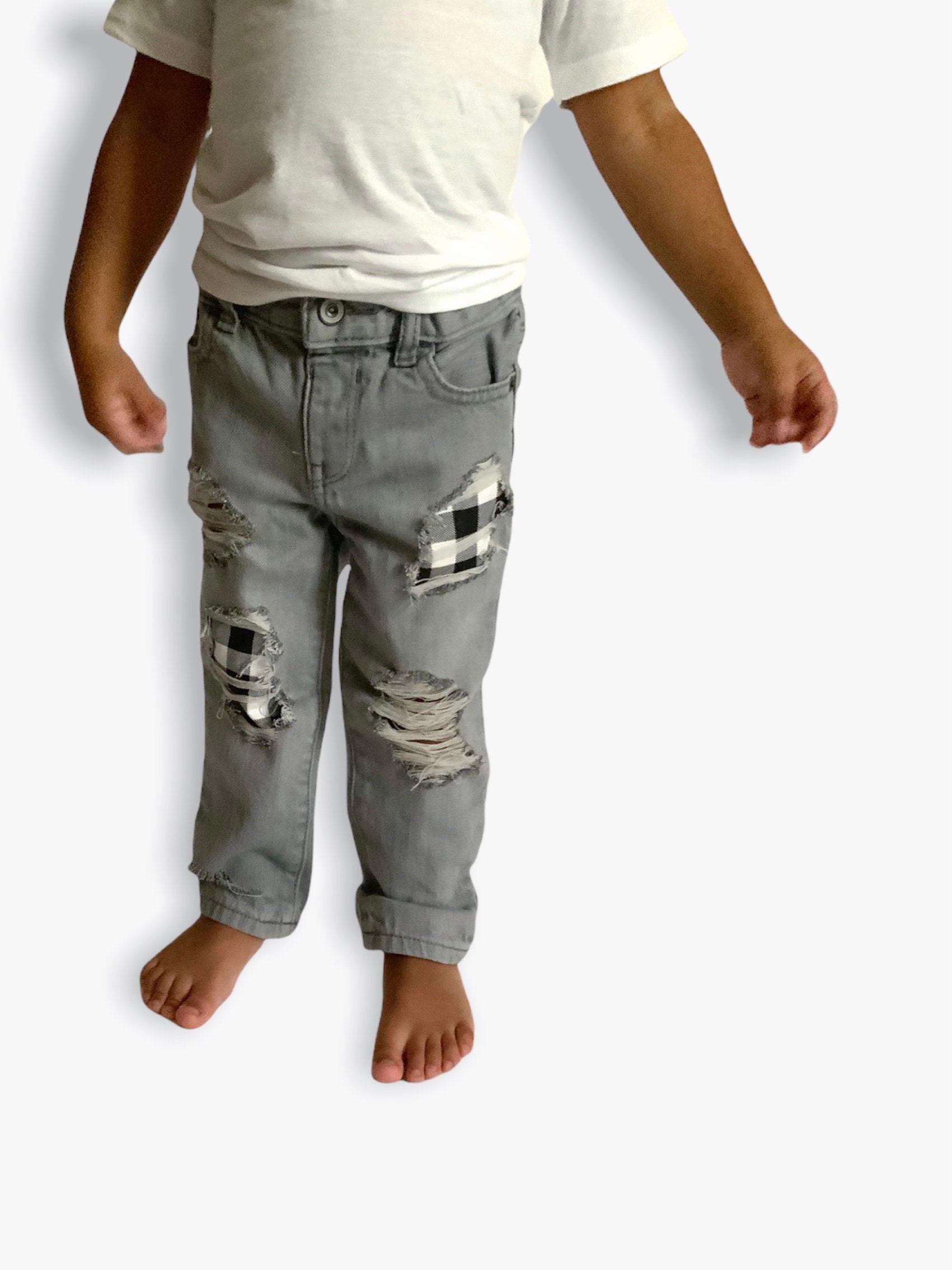 Baby Kids Toddler Distressed Jeans 