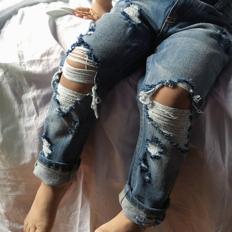children's ripped skinny jeans