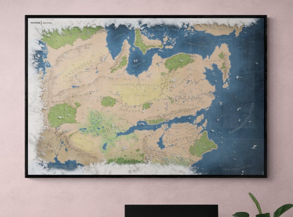 ドラクエ　冒険の世界地図ポスター ドラゴンエイジの世界地図ポスター - Etsy 日本