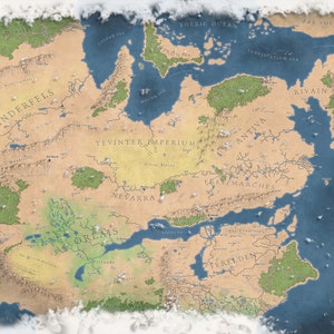 Dragon Age World Map Digitale Download
