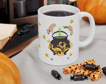 Witch's Brew - White Ceramic Mug 11oz