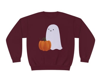 Pumpkin Ghost - Unisex Crewneck Sweatshirt