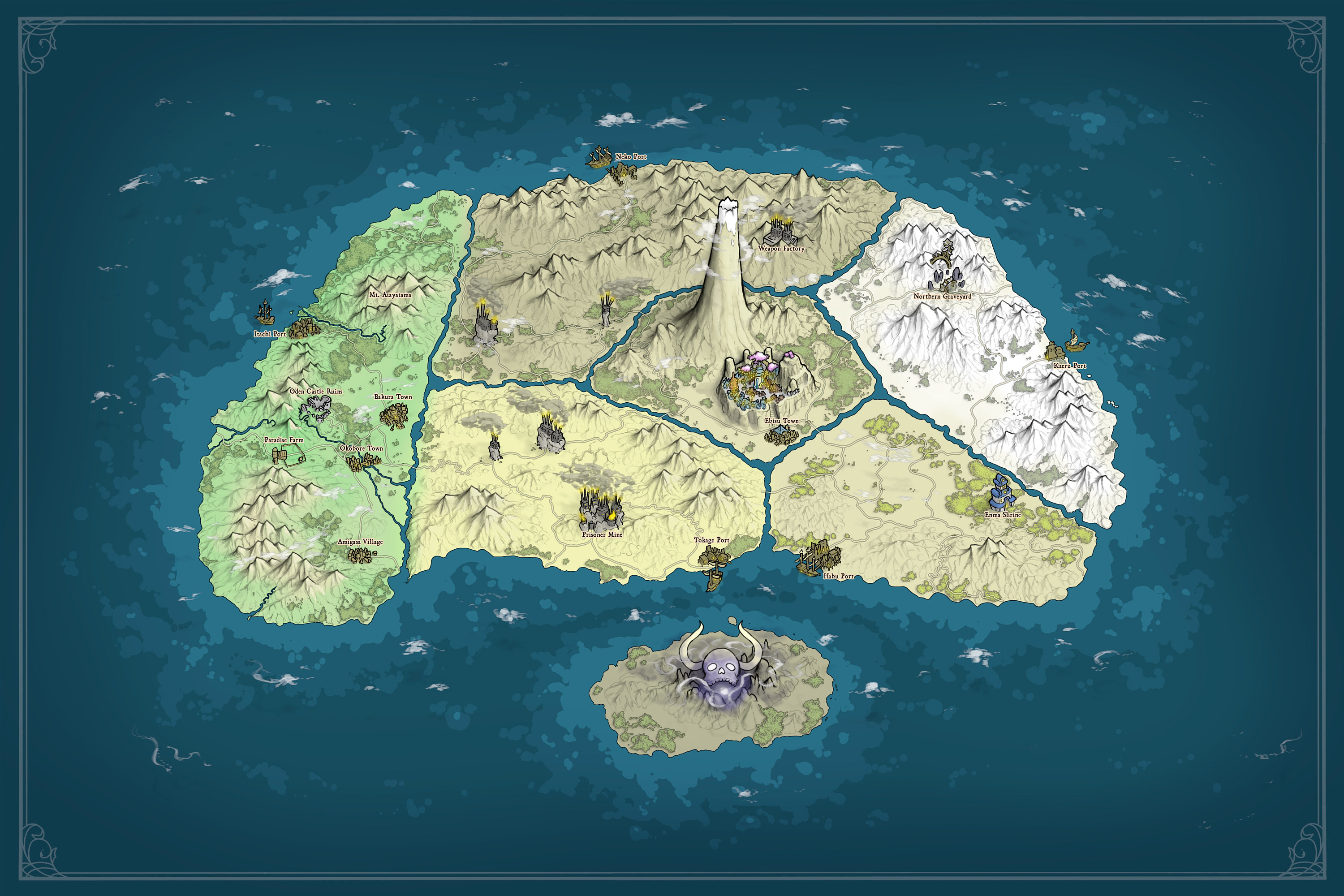 One Piece Map