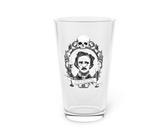 Edgar Allan Poe - Pint Glass, 16oz