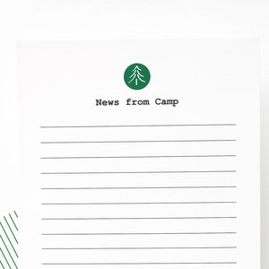 artigos de papelaria para acampamento infantil, conjunto de 10 artigos de papelaria para acampamento, notas de acampamento, inspiração vintage, conjunto de escrita, cartões de nota, amigo por correspondência, cartões de nota para meninos