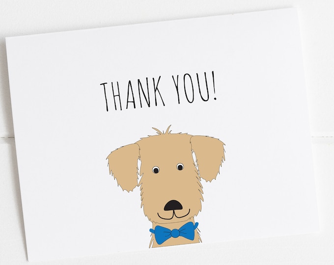 DOG THANK YOU Note Children's Thank You Cards Quarantine Cards for kids Puppies Dog Note Cards Thank You Notes for Kids Birthday Thank You
