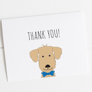 DOG THANK YOU Cards, Dog Birthday Party Thank You Note Card, Stationery for Kids, Kids Stationary, Cute writing paper for kids, notecards