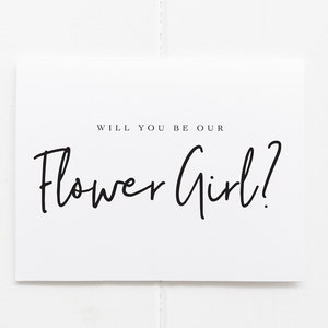 Will You Be Our Flower Girl Card, Card For Flower Girl, Flower Girl Proposal Card, Flower Girl Request Card, Be My Flower Girl, Personalized