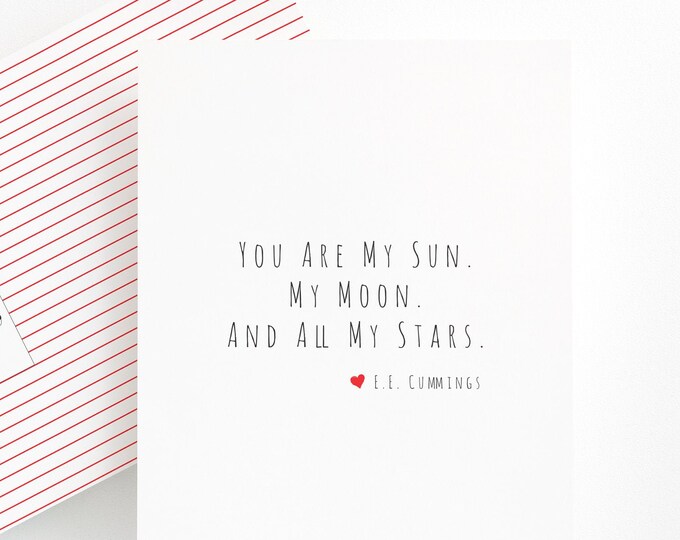 VALENTINES DAY CARDS, Anniversary card, First Year Wedding Card, Love Card, Romantic Card, Mad about you, Love Quote Card, Cards for Spouse