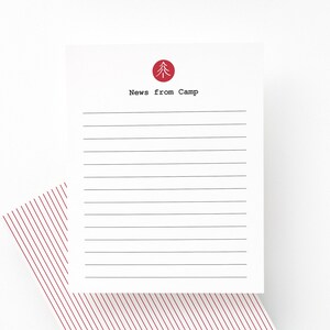 キャンプ フラット ノート、文房具、文具、キャンプからのニュース、子供用キャンプ文房具セット、子供用サマーキャンプ用スリープ アウェイ キャンプ カード