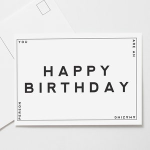 Postkarten Set für Erwachsene, einfaches Set mit 8 Postkarten, Penpal Schreibset für Erwachsene, Schwarzweiß Postkarten, Kartenset