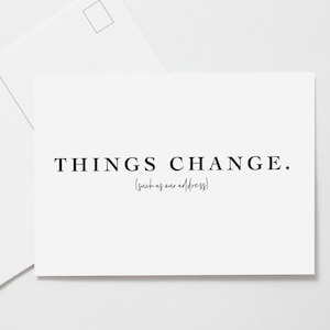 JEU DE CARTES POSTALES, cartes de mise à jour d'adresse, jeu de cartes postales d'annonce de déménagement, jolies cartes de changement d'adresse, home sweet home, nouvelle carte amusante pour la maison