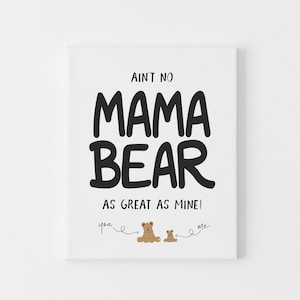 Tarjeta del Día de la Madre para Mamá Osa, Tarjetas del Feliz Día de la Madre, Tarjetas de Cumpleaños para Mamá, Eres la mejor Mamá Osa, Tarjetas para Mamá