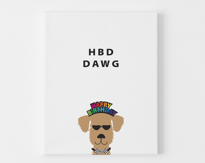 Dog Happy Birthday Card, Cute Kids Birthday Cards , Birthday Pun Card, Dog Walker Gift, Kids Birthday Party Cards, Dog People Gifts