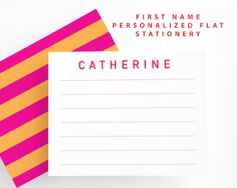 Set de papelería forrado personalizado, estacionario personalizado, estacionario personalizado, papelería lindo, juego estacionario para niños, estacionario para niños