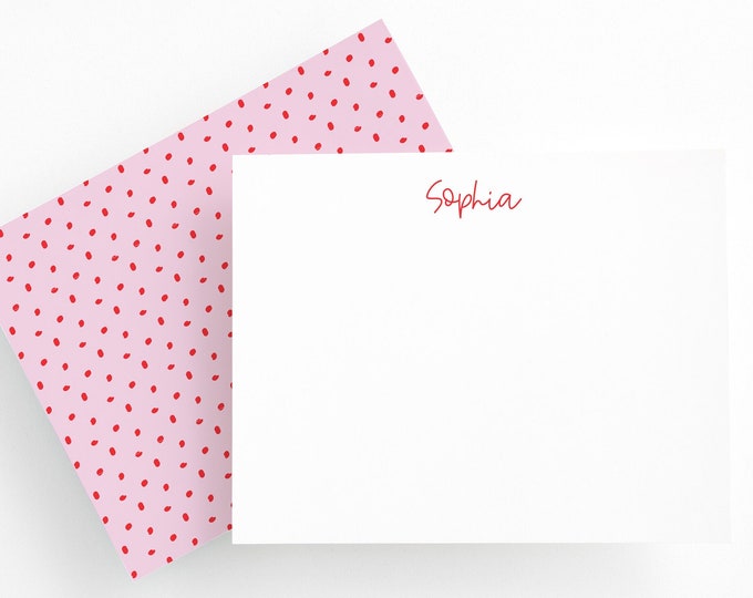 PERSONALIZED Teacher Thank You Gift , Personalized Stationary for Girls Graduation, Personalized Note Card Set, Stationery Set for Kids