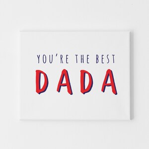 Love You Dad Fathers Day Card, First Fathers day, Fathers Day Card For Dad, Simple Dad Birthday Card, Daddy Thank You Card For Special Dad