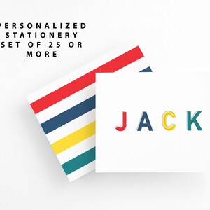 Juego de papelería para niños personalizado, Juego de papelería para niños, Papelería personalizada, Papelería personalizada, Juego de tarjetas para amigos por correspondencia para niños