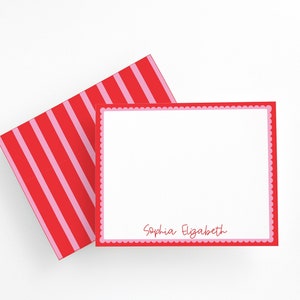 Ensemble de papeterie personnalisée pour l'obtention du diplôme, cadeau de remerciement pour professeur, ensemble de papeterie personnalisé pour filles, cartes de remerciement personnalisées