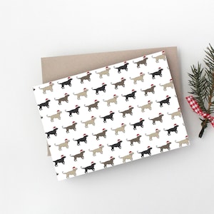 HOLIDAY DOG Stationery Set, GoldendoodleChristmas, Cute Dog Stationery, Gift for Dog Lovers, Stationery Set, Christmas Thanks