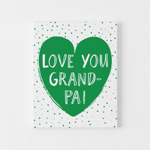 San Valentín para abuelos, tarjeta de San Valentín para abuelos, tarjetas de corazón, tarjeta de cumpleaños para él, regalo para abuelo, feliz cumpleaños abuelo