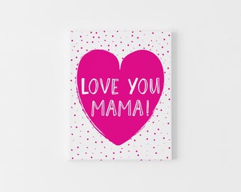 Mother's Day Card for Mama, Love You Mama Mother's Day Card, First Mother's Day Card, You're the Best Mama Mothers Day Cards, Mama Cards