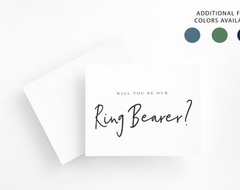 Will You Be Our Ring Bearer Card, Card For Ring Bearer, Ring Bearer Proposal Card, Ring Bearer Request, Be My Ring Bearer, Wedding Cards