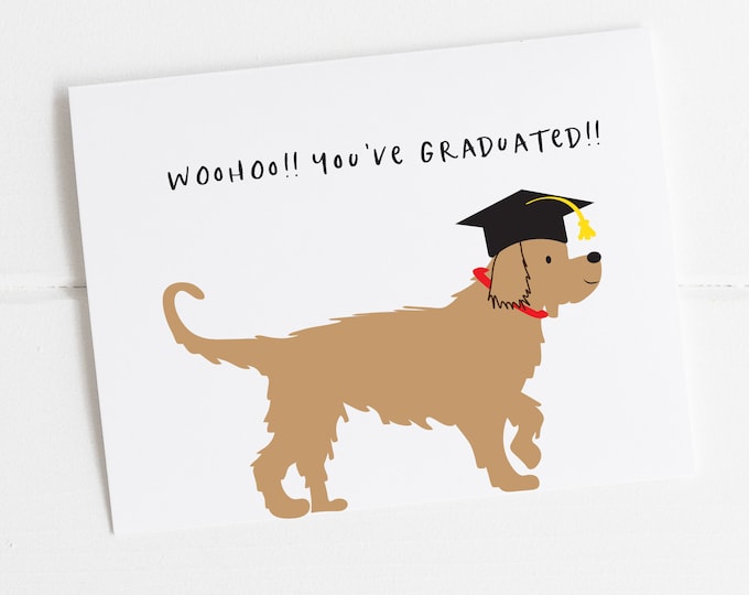 Wohoo, You've Graduated Card for Senior, Graduation Card for Highschool Kids, Graduation from College Congratulations, Congratulations Card