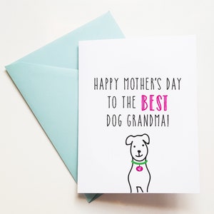 PRINT AT HOME Happy Mother's Day to the Best Dog Mom, Card for Dog Mom, Cards for Dog People, Best Pet Parent Card, Dogs, Dog, Mother image 3