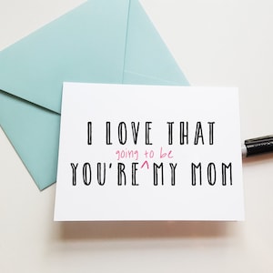 Tarjeta para suegra / Tarjeta para futura suegra / Tarjeta de boda para los padres del cónyuge / Tarjeta de cumpleaños para suegra